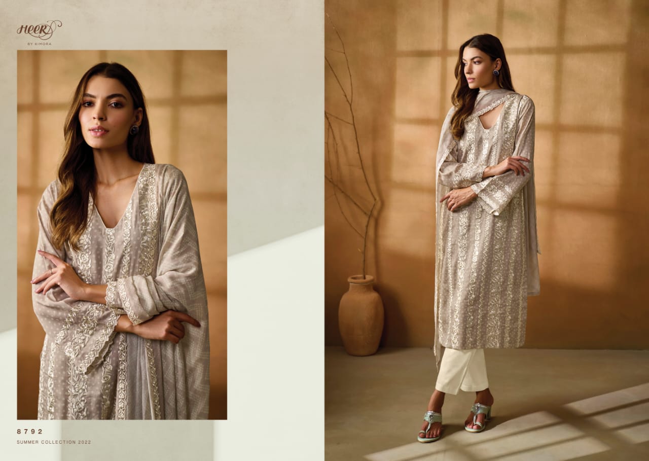 Kimora Gara Fancy Casual Wear Pure Cotton Printed Designer Suit Collection